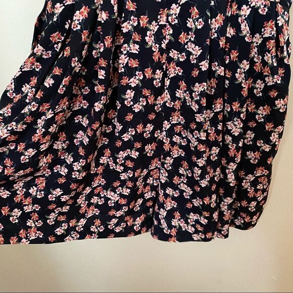 Trafaluc Zara Romper Floral Print Sleeveless Pockets Open Back Classic Trendy - Picture 2 of 9